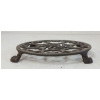 Image 3 : LOT OF 2 - CAST IRON TRIVET & TONGS