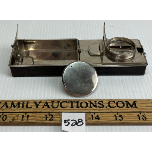 FRENCH CHROMED STEEL STOVE HEATER