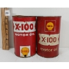 Image 1 : LOT OF 2 - SHELL X-100 QT CANS