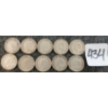 Image 2 : LOT OF 10 - 1952 CDN 10 CENT COINS