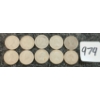 Image 2 : LOT OF 10 - 1943-1969 CDN 10 CENT COINS
