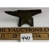 441  LATE 19TH  EARLY 20TH CENTURY US MINIATURE CAST IRON ANVIL 