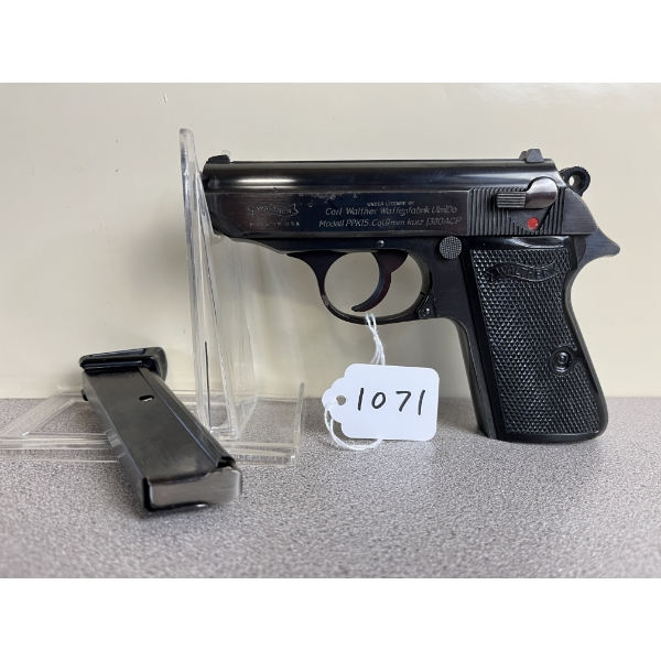WALTHER MODELL PPK/S IN .380 ACP - PROHIB