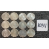 Image 1 : LOT OF 12 - 1962 CDN 10 CENT COINS
