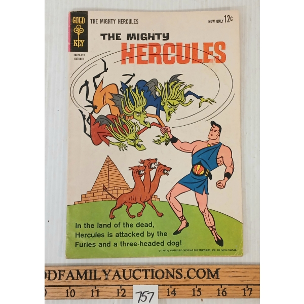 GOLD KEY COMICS THE MIGHTY HERCULES - 12 CENT COVER