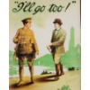 Image 2 : "I'LL GO TOO!" THE REAL IRISH SPIRIT PROPAGANDA POSTER - FRAMED