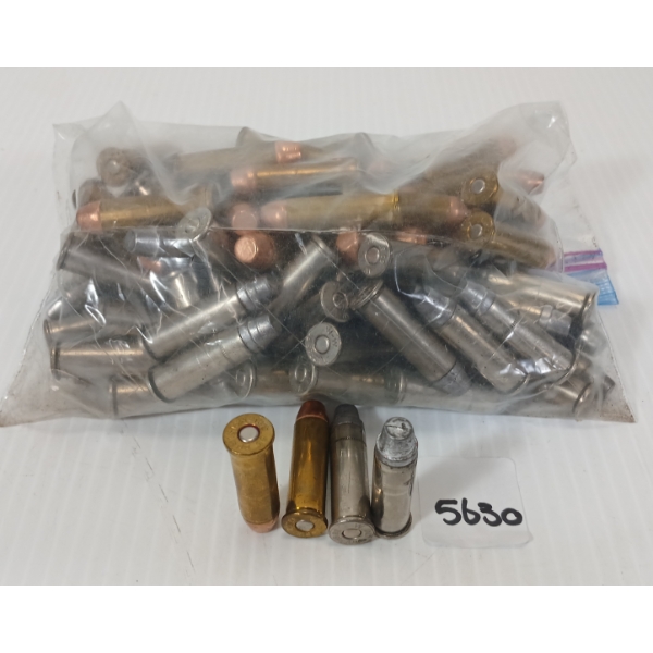 AMMO: 100X MIXED .38 SPL SEMI-WADCUTTER - 158GR - HP
