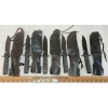 Image 1 : LOT OF 5 - SURVIVAL KNIVES W/ SHEATHS