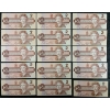 Image 1 : LOT OF 15 - 1986 CDN $2 BANKNOTES - INCL UNCIRCULATED 