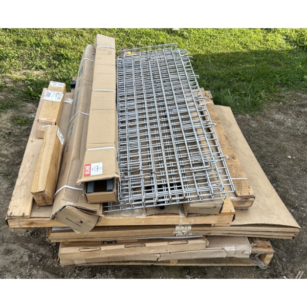 SKID LOT - MISC SHELVING COMPONENTS