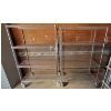 Image 1 : LOT OF 2 - ULINE STAINLESS STEEL WIRE RACKING