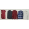 Image 2 : LOT OF 5 - BRIXTON, VSTR & WESC MEN'S MEDIUM BUTTON-UP LONG SLEEVE SHIRTS