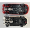 Image 6 : LOT OF 2 - BURAGO DIECAST FERRARI MODELS - INCL 1965 250 LEMANS & 1966 250 LM MONZA