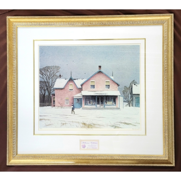 "GREY DAY MARCH" BY A.J. CASSON (1898 - 1992) - FRAMED PRINT