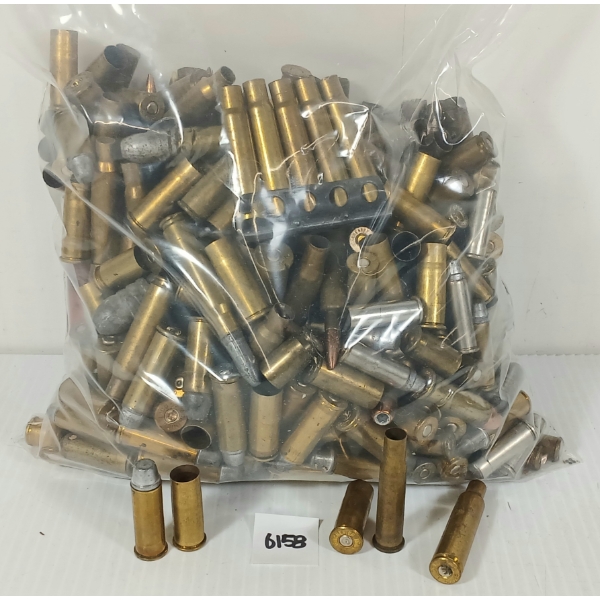 AMMO / BRASS: QTY OF MISC RNDS - INCL .44-40 WIN, .44 REM MAG, ETC - 14LBS 