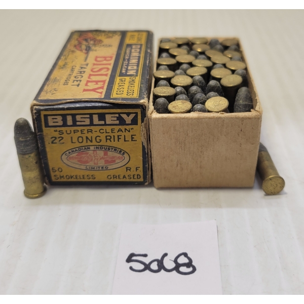 AMMO: 50X DOMINION BISLEY .22 LR - RF