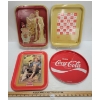 Image 1 : LOT OF 4 - COCA-COLA TRAYS