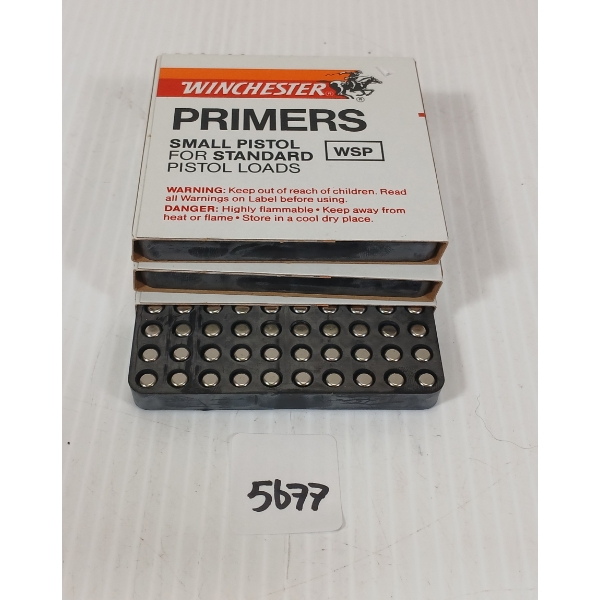 PRIMERS: 300X WINCHESTER NO. WSP SMALL PISTOL PRIMERS
