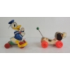 Image 2 : LOT OF 2 - FISHER PRICE DONALD DUCK & LITTLE SNOOPY PULL-ALONG TOYS