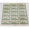 Image 2 : LOT OF 18 - 1967 CDN $1 BANKNOTES