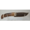 Image 4 : OBSIDIAN KNIFE W/ ANTLER HANDLE & STAND