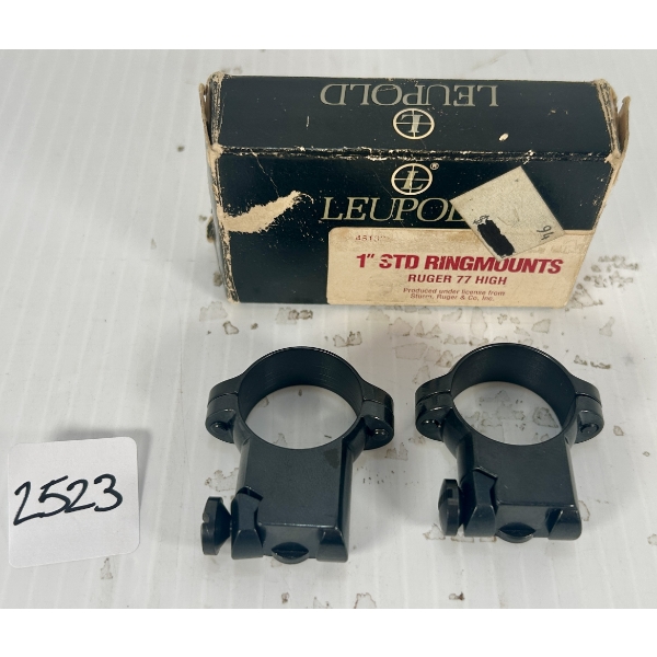 LEUPOLD 1 IN HIGH SCOPE RINGS FOR RUGER M77 INTERGAL MOUNT