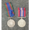 Image 2 : LOT OF 2 - WWII CVSM & WAR MEDALS