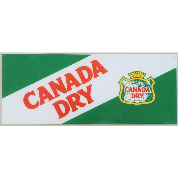 CANADA DRY - SINGLE SIDED PLASTIC 