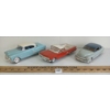 1289  LOT OF 3  MODEL CARS  INCL MERCURY, BELAIR and EL CAMINO 
