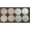 Image 2 : LOT OF 8 - 1945-1964 CDN 25 CENT COINS