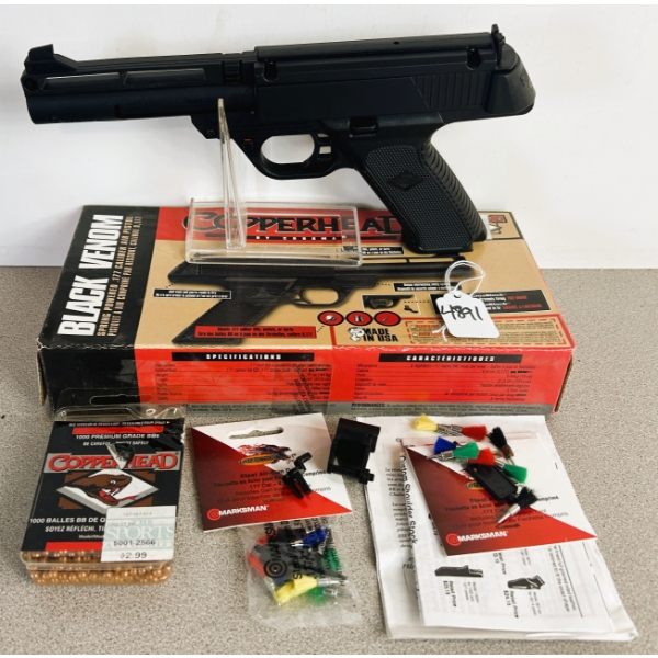 CROSMAN BLACK VENOM IN .177 CAL - NO PAL REQUIRED 