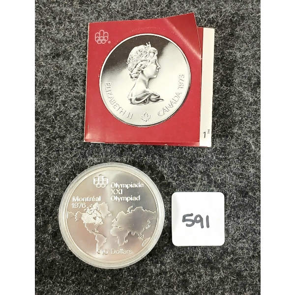 1976 RCM $10 COIN - OLMPIADE XXI 