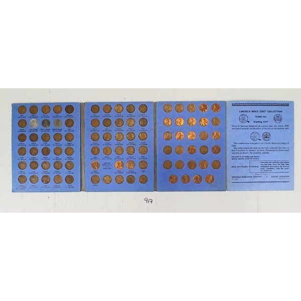 1941-1962 U.S. LINCOLN HEAD PENNIES SET