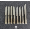 LOT OF 8 - STERLING SILVER DINNER KNIVES