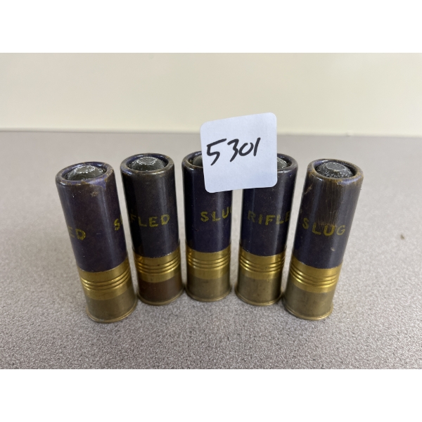 AMMO: 5X IMPERIAL 12 GA SLUGS 
