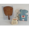 Image 2 : LOT OF 4 - VINTAGE KELLOGG'S CADDY, FRESCA THERMOMETER, RC COLA AD & 7-UP SEWING NEEDLES