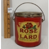 Image 3 : ROSE BRAND LARD PAIL - CANADA PACKERS LIMITED - 3 LBS
