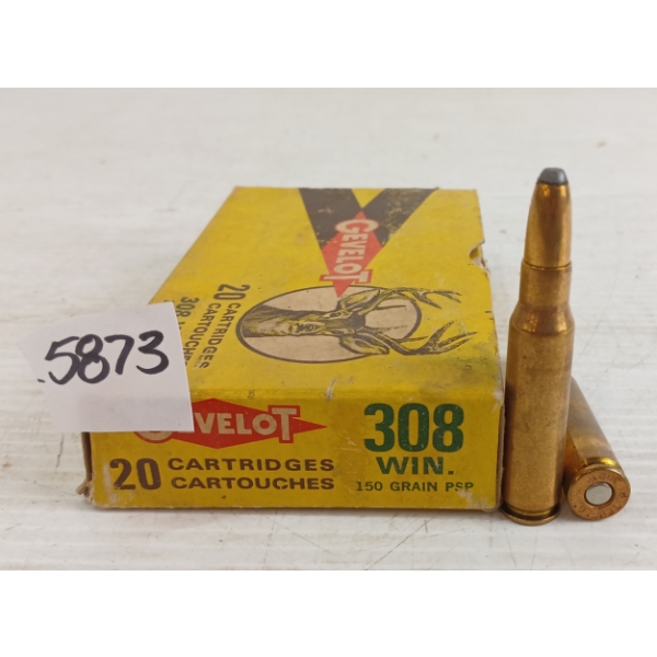 AMMO: 20X GEVELOT .308WIN - 150GR - PSP