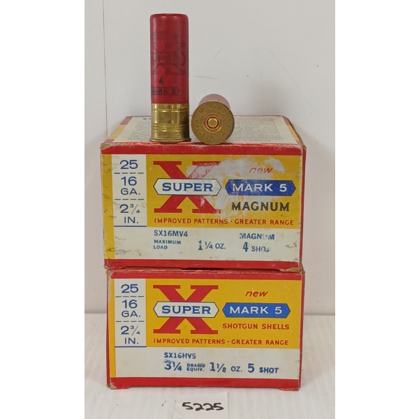 AMMO: 50X WINCHESTER WESTERN 16GA - 2 3/4IN - #5 SHOT 