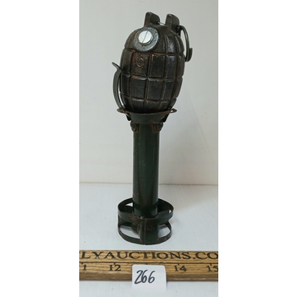 LOT OF 2 - BRITISH L1-A1 NO. 36 MILLS BOMB & LAUNCHER