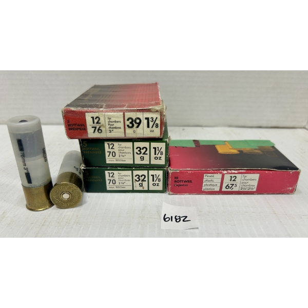 AMMO: 19X 12 GA 2 3/4 IN & 3 IN SLUGS