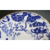 Image 2 : LOT OF 9 - ROYAL CROWN DERBY BLUE MIKADO BREAD & BUTTER PLATES - CIRCA 1950-70's