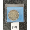 Image 2 : 1953 CDN SILVER $1 COIN - CCCS GRADED