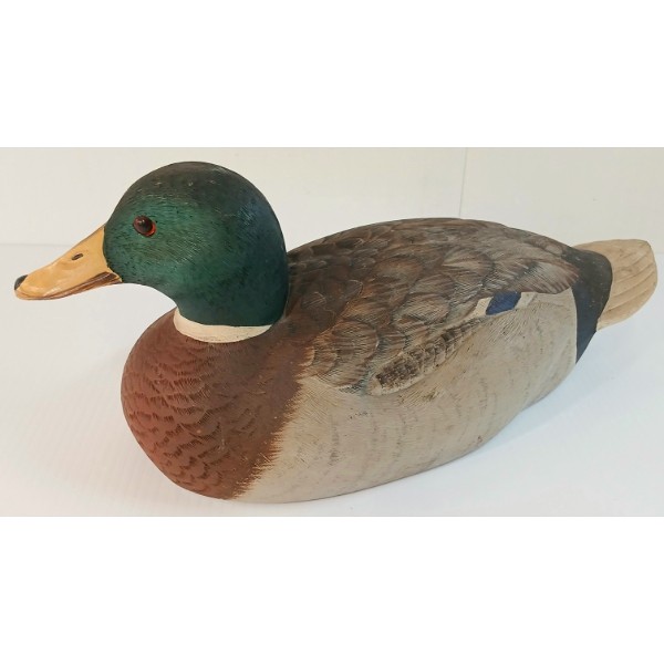 MALLARD DRAKE DECOY BY J. FRICK - CIRCA 1983