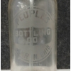 Image 5 : PEOPLE'S BOTTLING CO. - CLEAR ACID-ETCHED - SELTZER BOTTLE