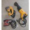 Image 2 : LOT OF 3 - DEWALT & MILWAUKEE CORDED RECIP. SAW, SHEET SANDER & JIG SAW