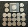 Image 2 : LOT OF 20 - 1937-1968 CDN 25 CENT COINS