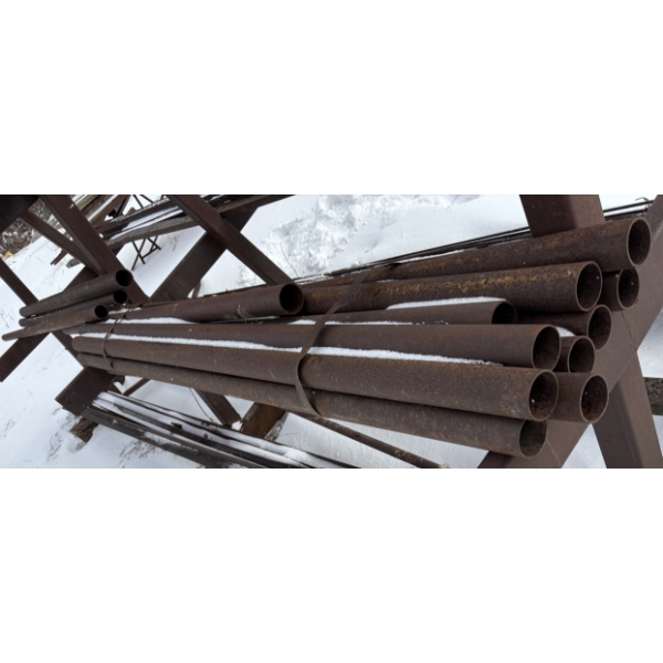 LOT OF 14 - 3" TUBE - APPROX 8'