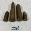 Image 1 : AMMO: 4 X COLLECTOR RNDS - .577 / .450, .577 SNIDER, .455 WEBLEY, ETC