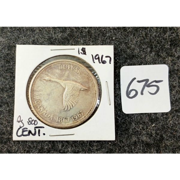 1967 CDN SILVER DOLLAR